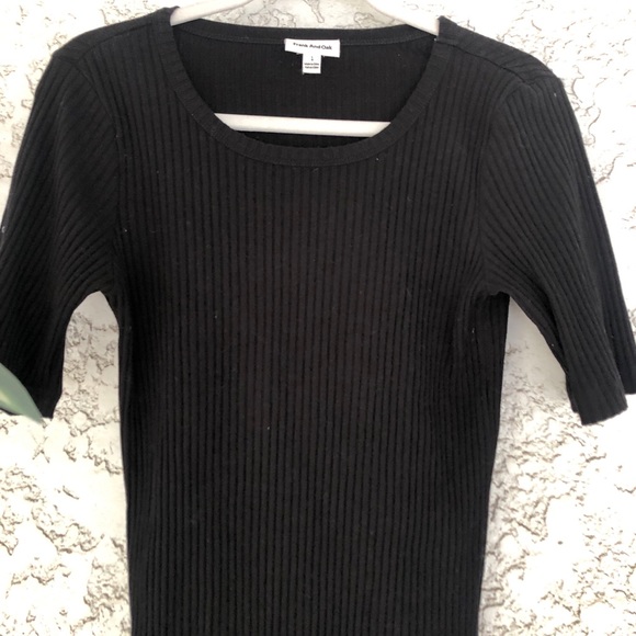 Frank & Oak Ribbed Black Top - Picture 3 of 10